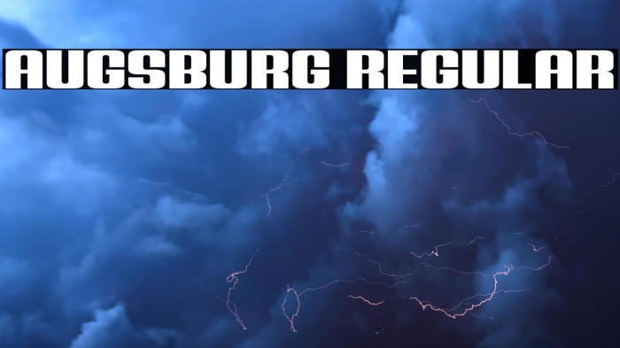 Augsburg Regular Example 2