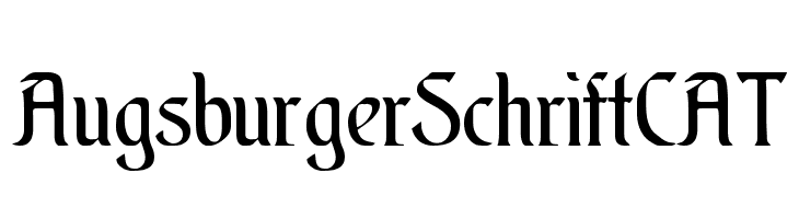 AugsburgerSchriftCAT  Descarca Fonturi Gratis