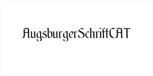 AugsburgerSchriftCAT Logo