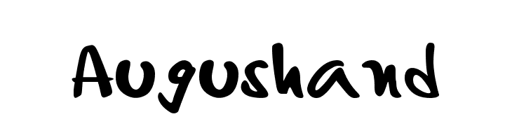 Augushand  Descarca Fonturi Gratis