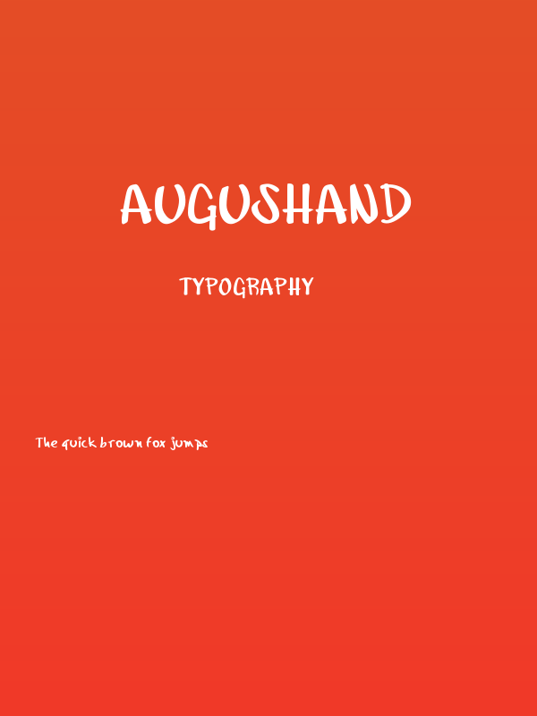Augushand Poster