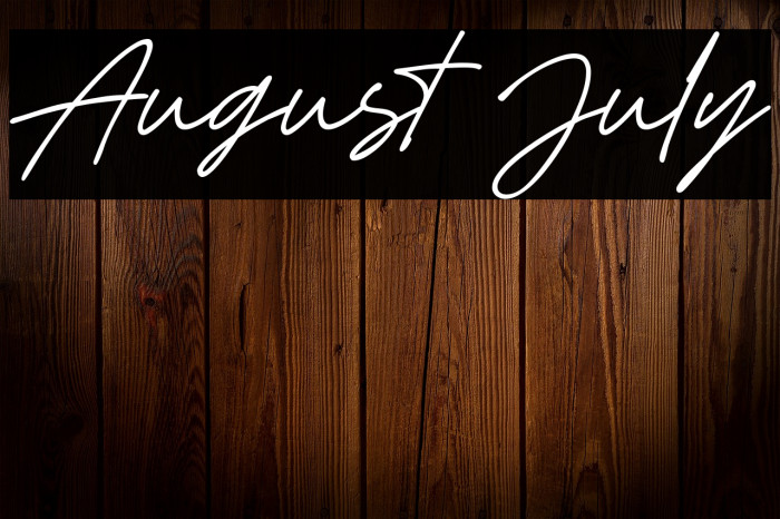 August July Example 3