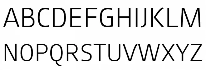 August Sans Reduced 45 Light Font Litere mari