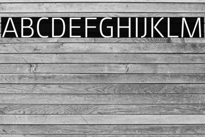 August Sans Reduced 45 Light Font examples