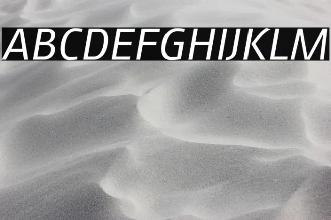 August Sans Reduced 56 Italic Example 3