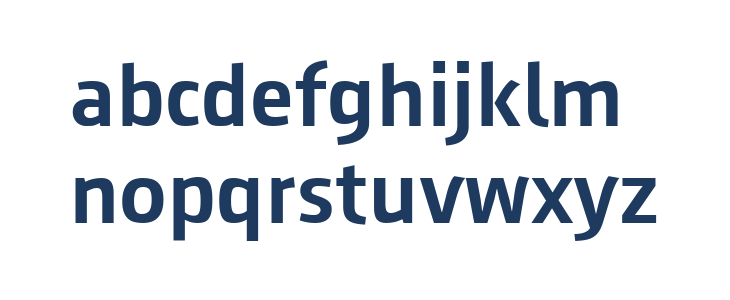 August Sans Reduced 65 Medium Lowercase