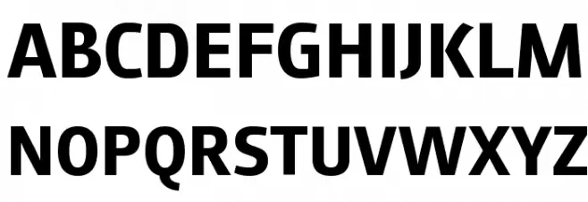 August Sans Reduced 75 Bold Font OTHER CHARS