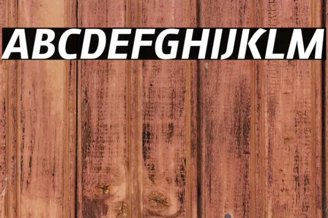 August Sans Reduced 76 Bold Italic Example 1