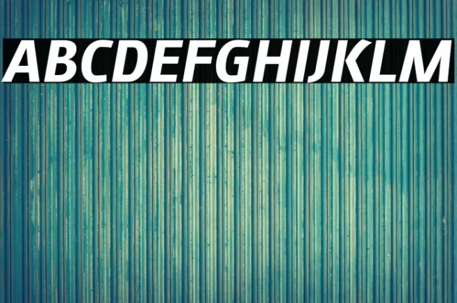 August Sans Reduced 76 Bold Italic Example 3