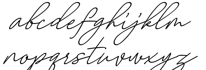 August Script Bold free Font LOWERCASE