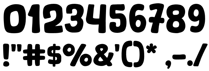 August Shining Font OTHER CHARS