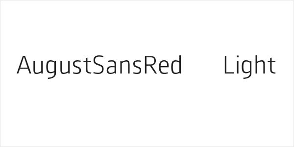 AugustSansRed-45Light Logo