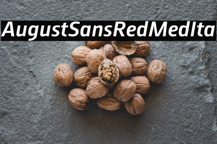 AugustSansRed-66MedIta Example 3