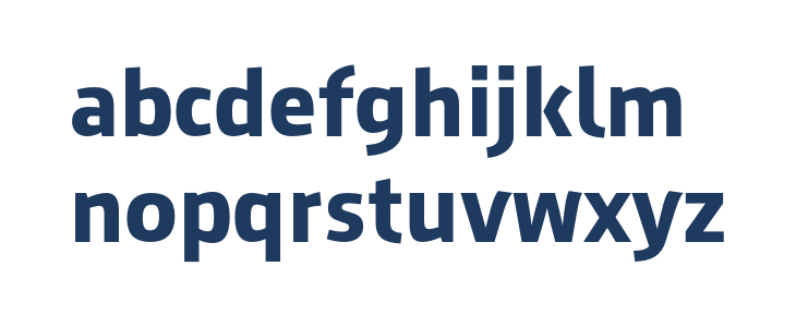 AugustSansRed-75Bold Lowercase