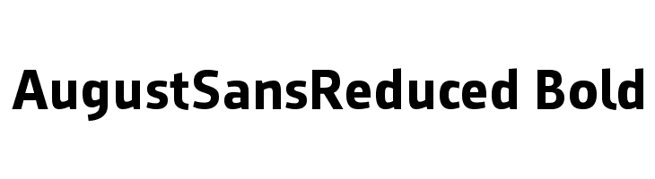 AugustSansReduced-Bold  नि: शुल्क फ़ॉन्ट्स डाउनलोड