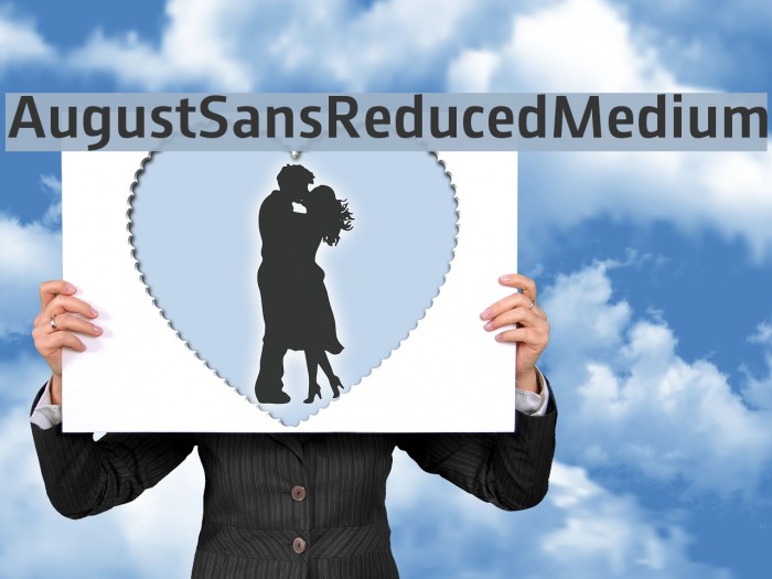 AugustSansReduced-Medium Font examples