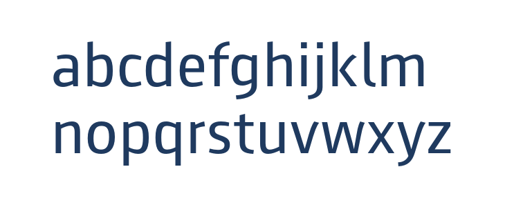 AugustSansReduced-Regular Lowercase