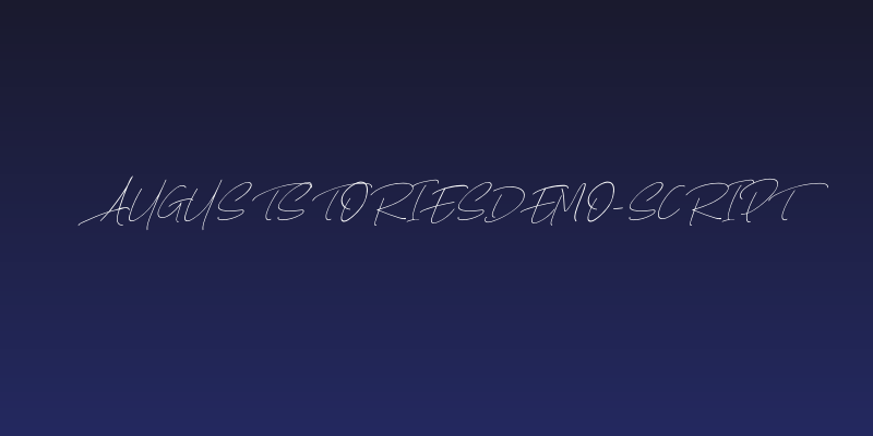 AugustStoriesDEMO-Script Social Header