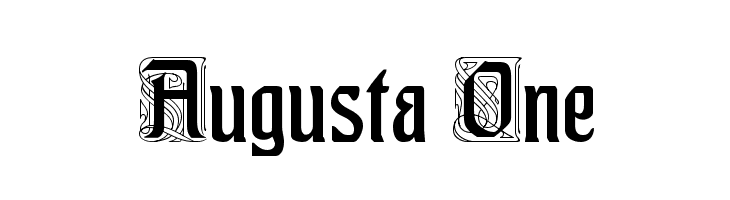 Augusta One  नि: शुल्क फ़ॉन्ट्स डाउनलोड