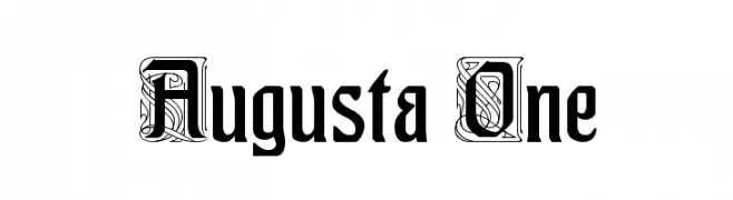 Augusta One  フリーフォントのダウンロード