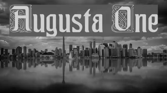 Augusta One Font examples