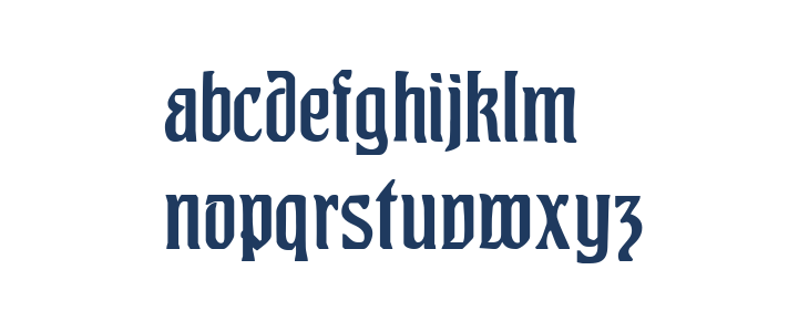 Augusta One Lowercase