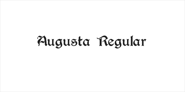 Augusta Regular Logo