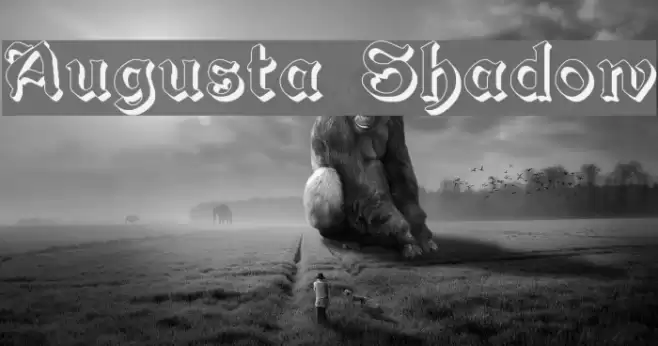 Augusta Shadow フォント examples
