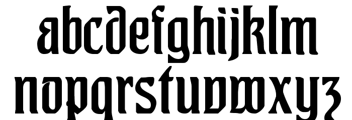 Augusta Two Font LOWERCASE