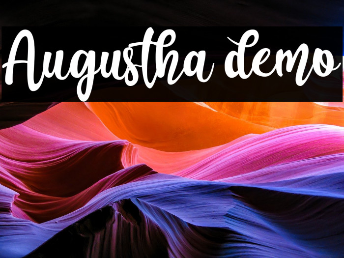 Augustha demo Example 1