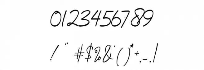 Augustinne demo Regular Font OTHER CHARS