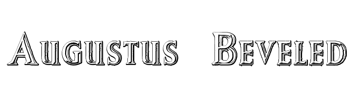 Augustus Beveled  नि: शुल्क फ़ॉन्ट्स डाउनलोड