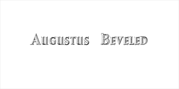 Augustus Beveled Logo