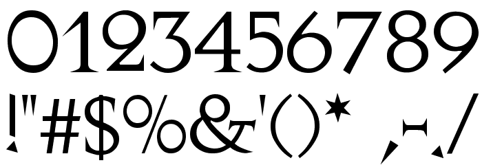 Augustus Font OTHER CHARS