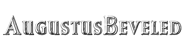AugustusBeveled  Free Fonts Download