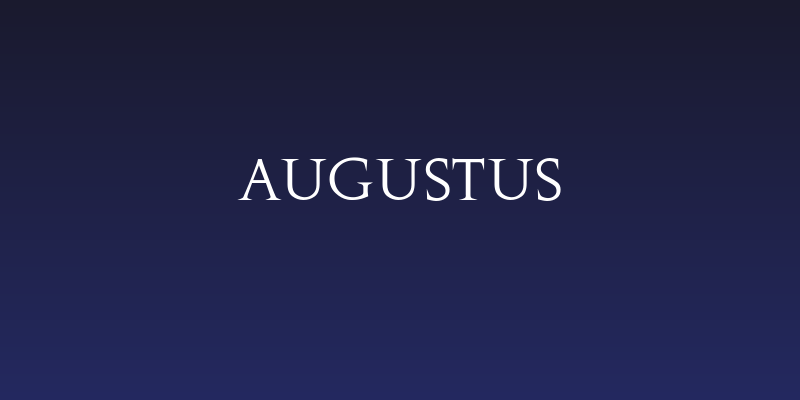 Augustus Social Header