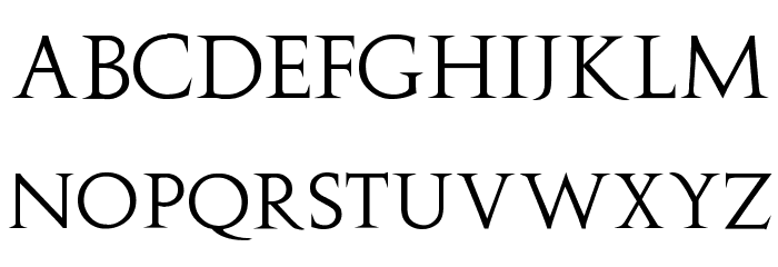 Augustus Font LOWERCASE