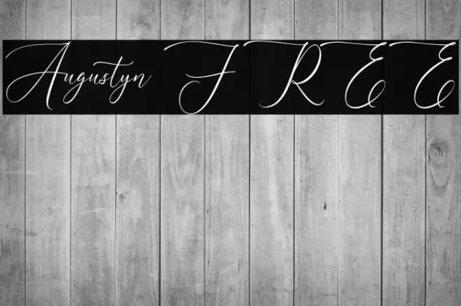 Augustyn FREE Font examples