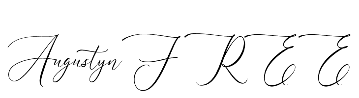AugustynFREE  免费字体下载