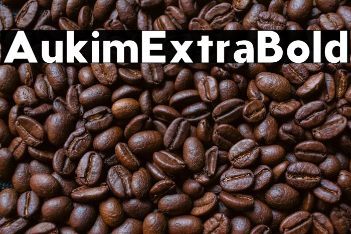 AukimExtraBold Example 1