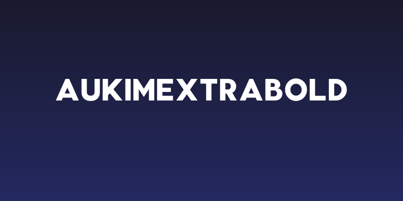 AukimExtraBold Social Header