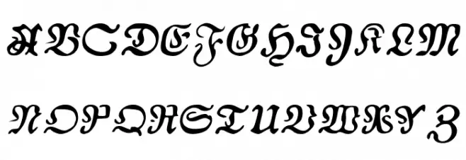 AuldMagick Bold Italic フォント 大文字