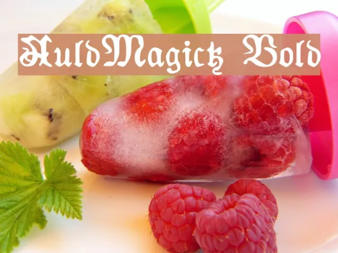 AuldMagick Bold Example 1