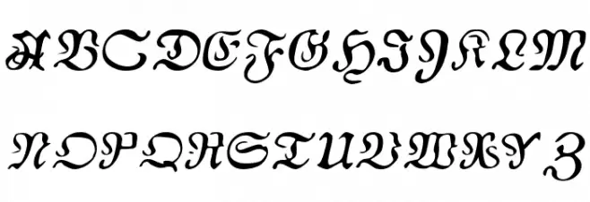 AuldMagick Italic خط أحرف كبيرة