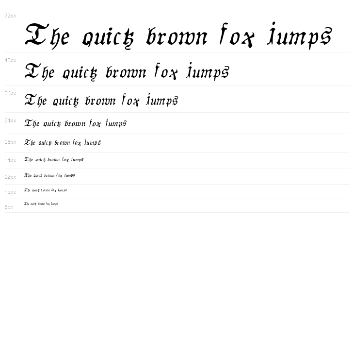 AuldMagick Italic Waterfall