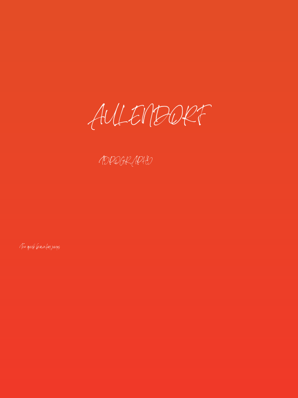 Aulendorf Poster