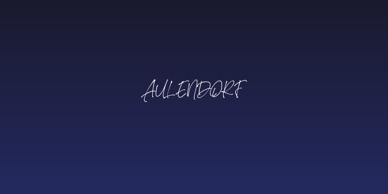 Aulendorf Social Header