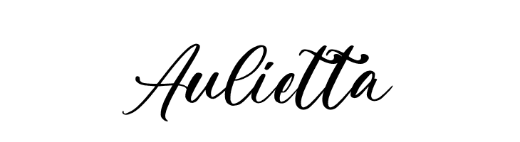 Aulietta  Free Fonts Download