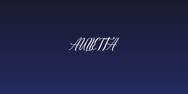 Aulietta Social Header