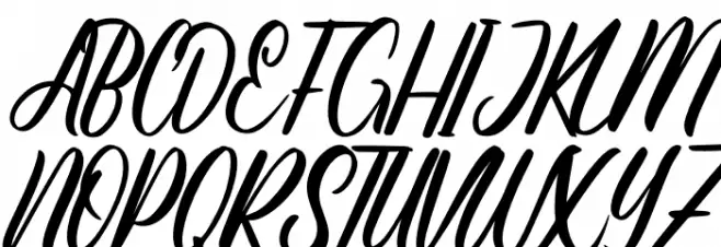 Aulletta Font UPPERCASE